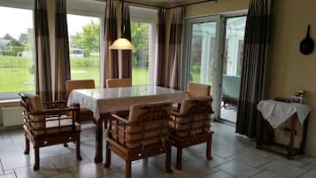 Blick von der Unterkunft