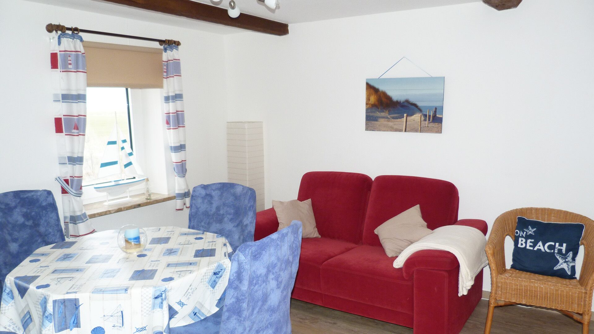 Holidays directly behind the dike in the apartment on the Ferienhof Kohn