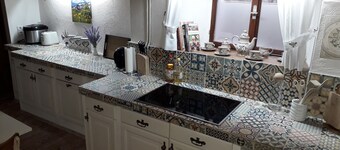 Former farm with a fantastic mountain backdrop