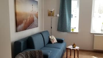 Smart TV, DVD player, books