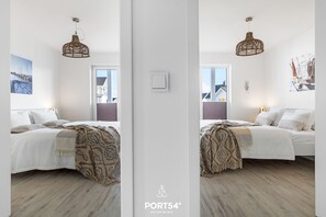 2 bedrooms, travel crib, free WiFi