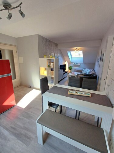 Ferienwohnung Saarschleife - ruhig gelegene, moderne Unterkunft mit 3 SZ