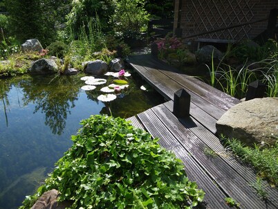 Relaxation, peace & good air in the middle of nature on the Heidschnucken hiking trail.
