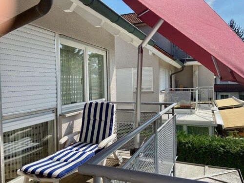 Ferienwohnung Am Mühlkanal - Schön gelegen mit Balkon und Blick ins Grüne