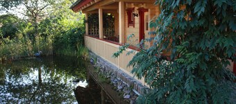 自然公園Harzの近くの丸太小屋、ヴェルニゲローデからわずか3km