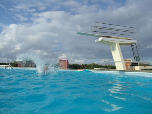 Upscale apartment for 10 guests. Space for a large or two families.