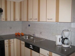 Fridge, microwave, oven, highchair