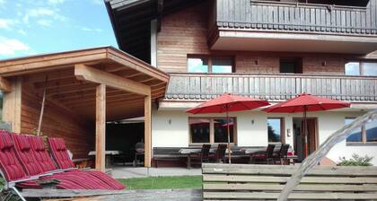 Holiday home Sonnhof am Walchsee in Tyrol, near the lake, lake view, garden, play area