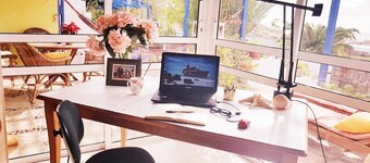 GRATIS WIFI - Villa med hög utrustning och havsutsikt, lugnt läge, nära stranden