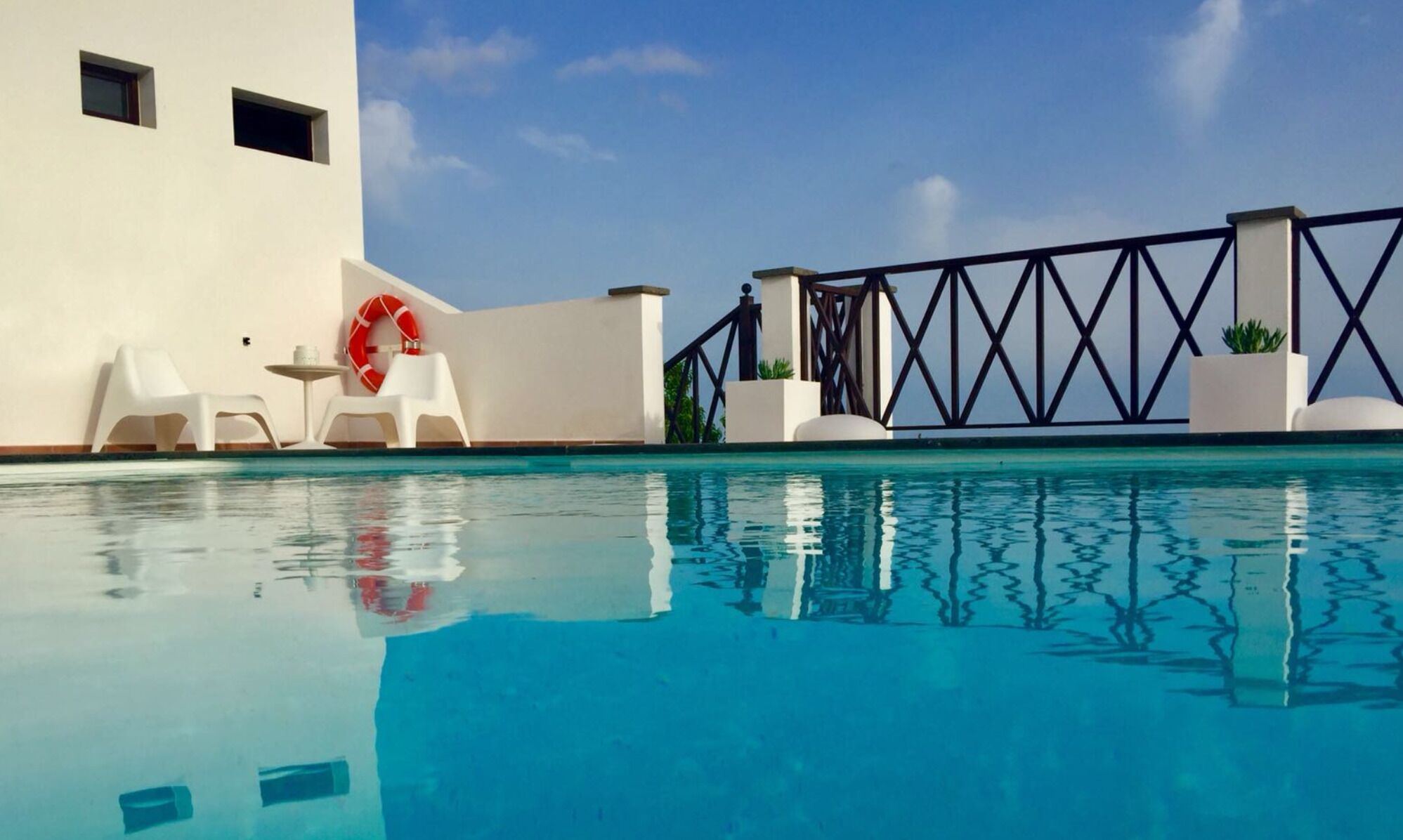 Piscine extérieure, piscine chauffée