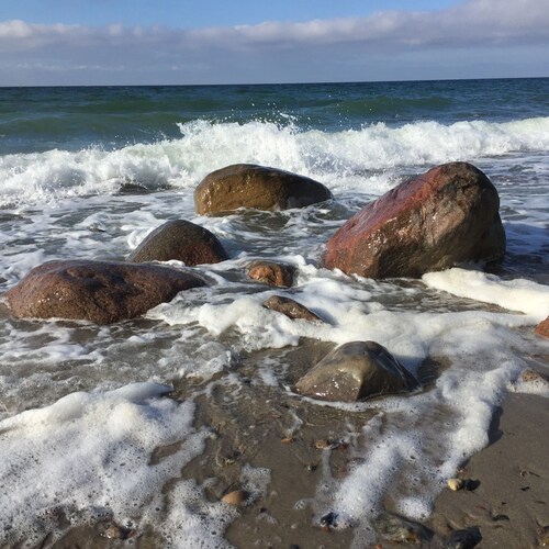 großzügiges Reetdachhaus (160 m²) an der Ostsee, Sauna, Kaminofen, Waldrandlage