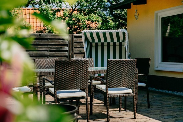 Outdoor dining - Apartment is located in Nordhausen Thuringia (Nordhausen)