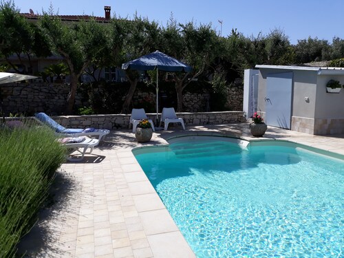Apartment in private cottage with garden and privat Pool
