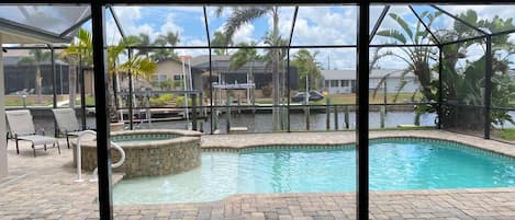 Una piscina climatizada