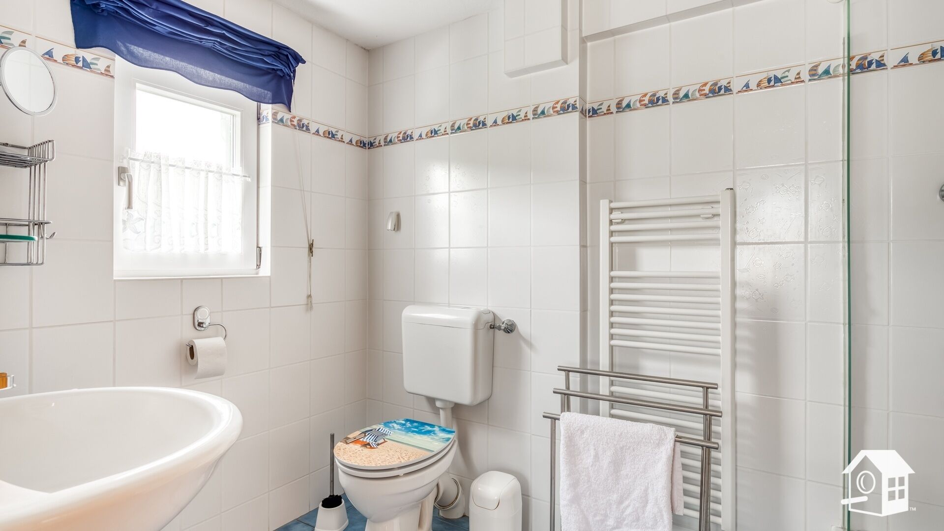 Rosenhaus, direkt am Außendeich