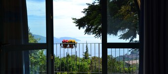 Schoener vue sur le lac, grande terrasse, animaux domestiques admis, jardin et parking