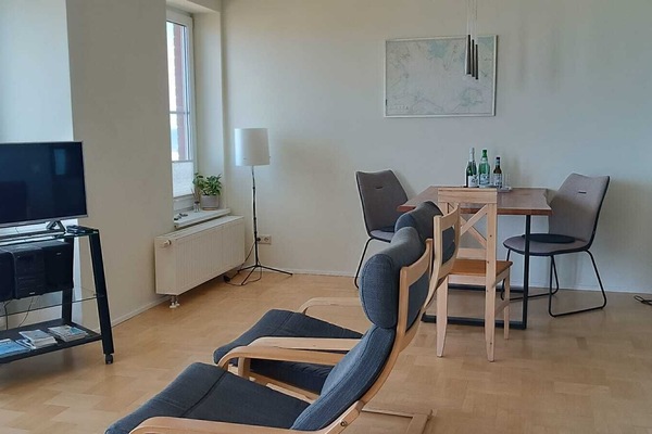 Wohnzimmer mit Meerblick