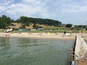 Beach nearby, sun-loungers