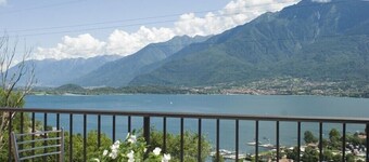 schoener Blick auf den Comer See