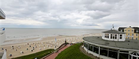 Vista a la playa o el mar