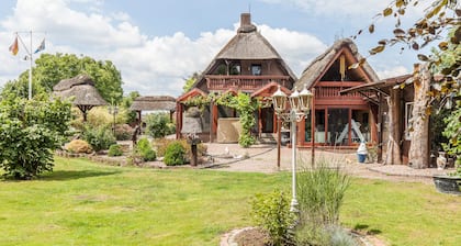 Urlaub auf dem "Eulenhof" direkt an der Este im Alten Land