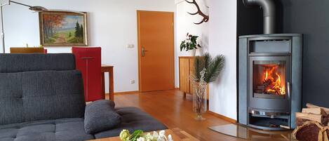 TV, fireplace, ping pong