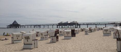 Vlak bij het strand