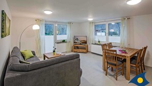 Living area - Buntspecht cottage - + Buntspecht (Heringsdorf)