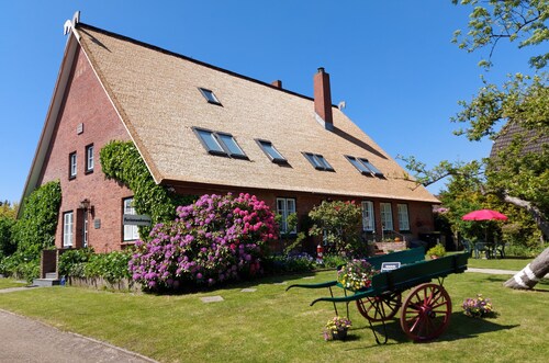 In der Gemütlichkeit eines alten reetgedeckten Bauernhauses von 1746