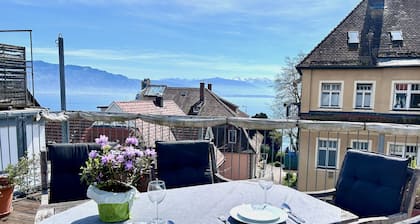 Ferienwohnung Seesicht -Maisonette mit Dachterrasse im Insel-Altstadthaus