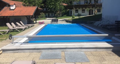 inklusive Sauna, Hallenbad Außenpool + Skipiste in der Nähe! Bis 6 Personen
