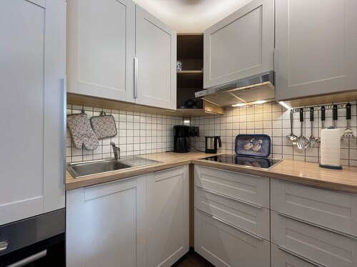 Vacaciones en la casa con techo de paja Hus a Wurth, a solo 300 m de la playa