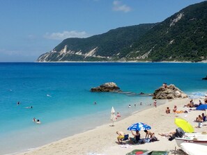 Chaise longue, serviettes de plage