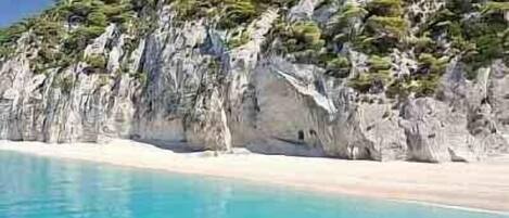 Sun loungers, beach towels