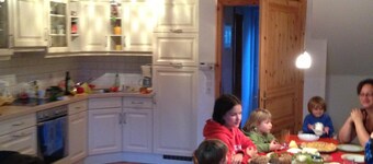 Familienferien an der Nordsee in sonnigem Ferienhaus, strandnah