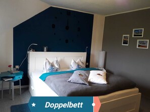 2 bedrooms, travel cot, WiFi, bed sheets