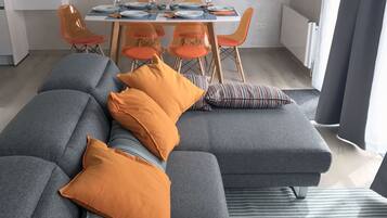 TV, DVD player, toys, books