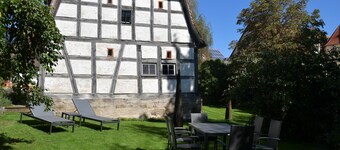 Charming Historic Farmhouse on Peaceful Village Edge with Stove & Garden