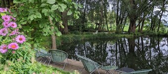 NIEUW - Wäschbach - groot maisonnette-appartement in de romantische Happenmühle 
