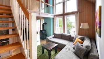 Télévision, cheminée