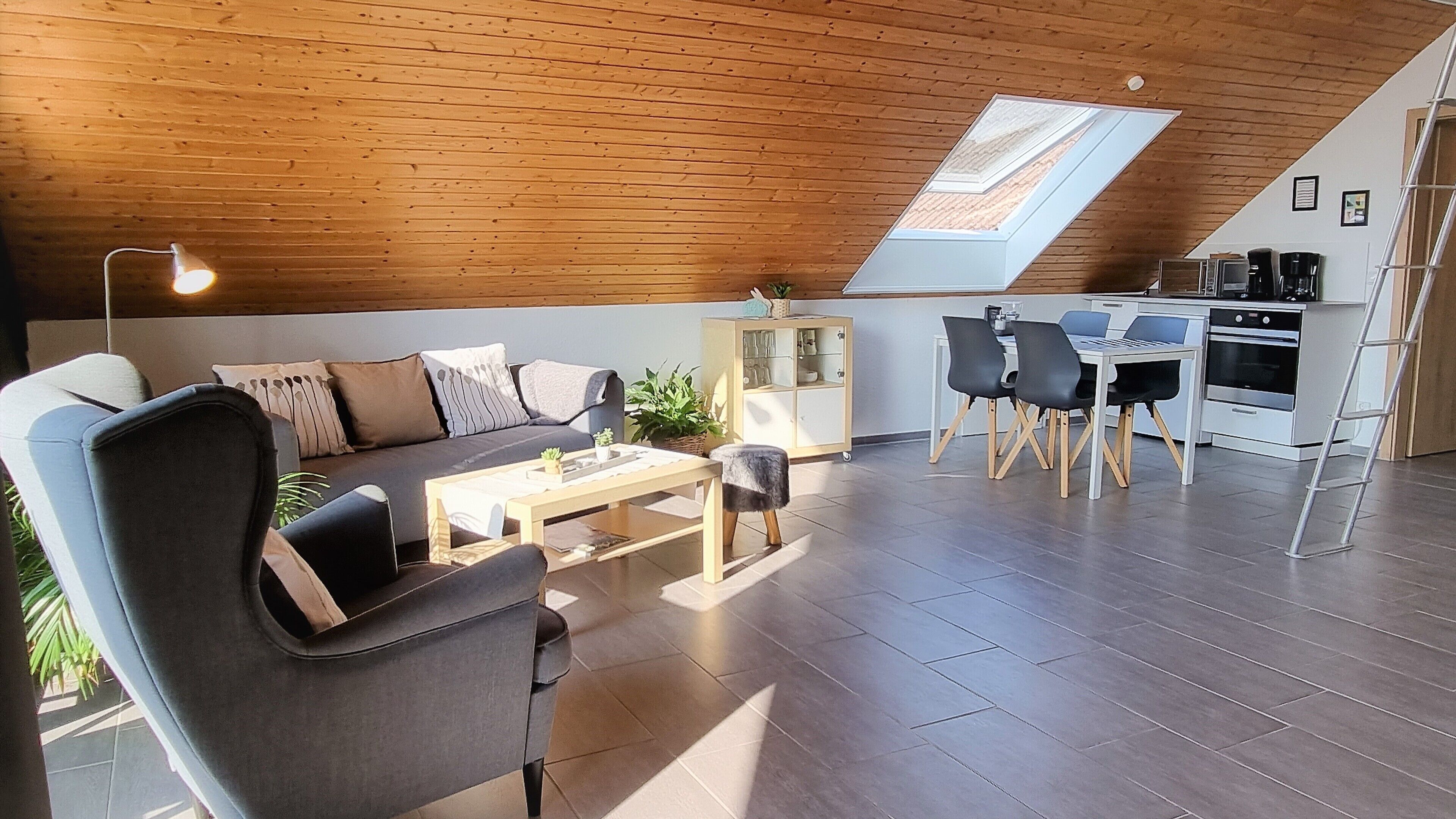 Smart TV, ping pong, books