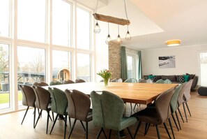 Dining - Mountain dream Braunlage in the Harz mountains, 17 guests, sauna, pool (Braunlage)