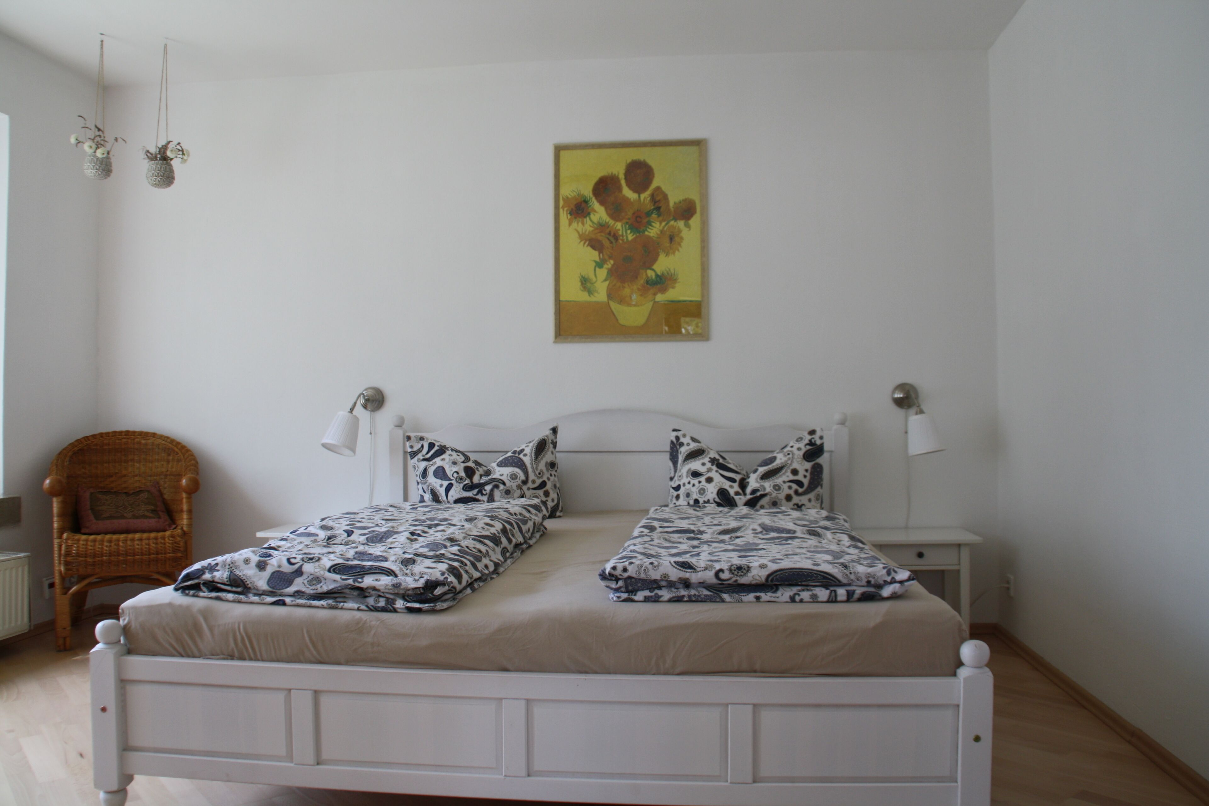 Idyllic holiday home under old walnut trees, quiet and in the countryside