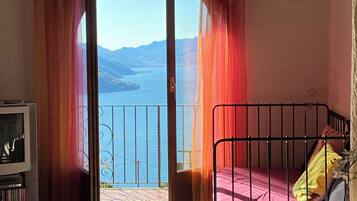 Fernseher, DVD-Player, Bücher, Musikbibliothek