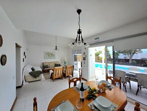 Dining - Beautiful house with solarheated and private pool (Tias)