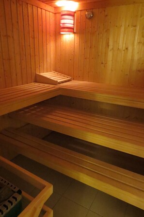 Sauna - cozy 3-room apartment in Timmendorf-Strand with sea view (Timmendorf-Strand)