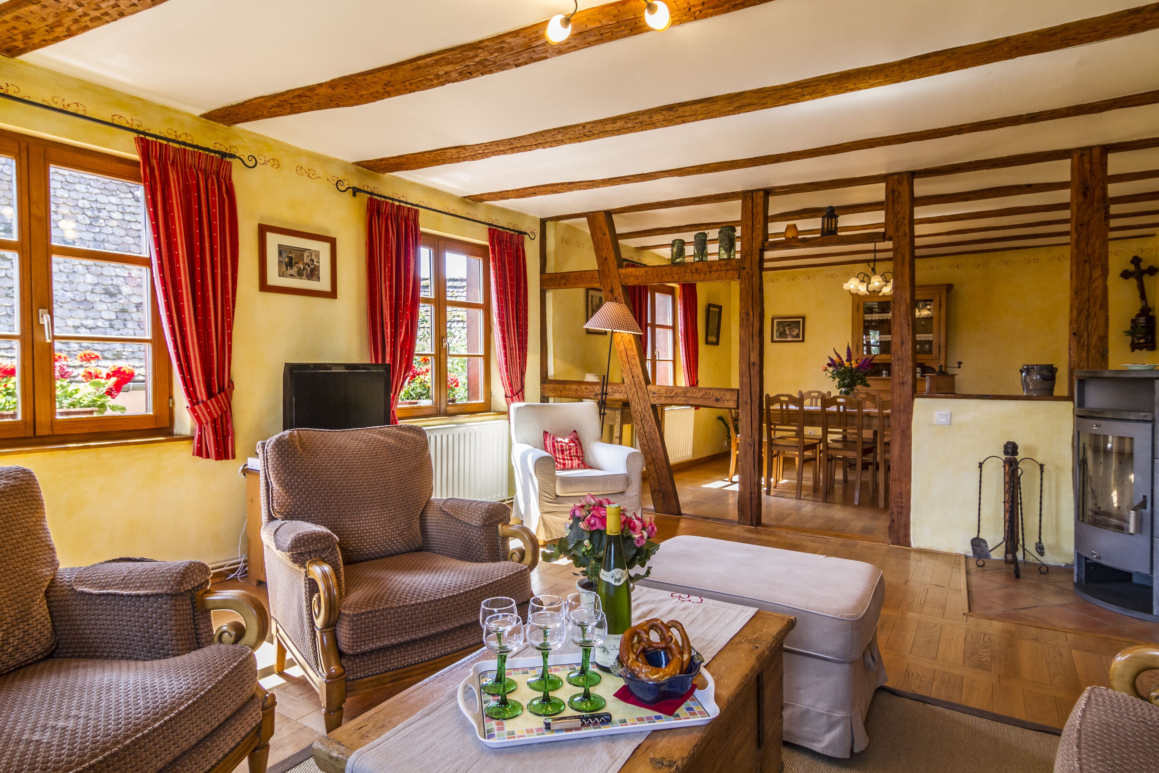 It is a dream of a holiday home, right in Alsace in Riquewihr and Colmar