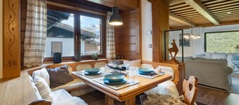 Fantastic mountain view chalet, 10 min to Kitzbühel, ski in ski out, 8 persons