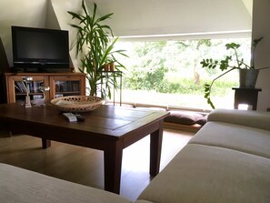 TV, DVD-spiller, musikkbibliotek og filmbibliotek