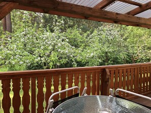 Outdoor dining - Apartments on the lake (Briesensee)